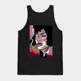 Smoking girl Tank Top